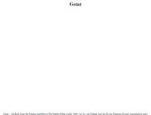 Tablet Screenshot of gstar.de